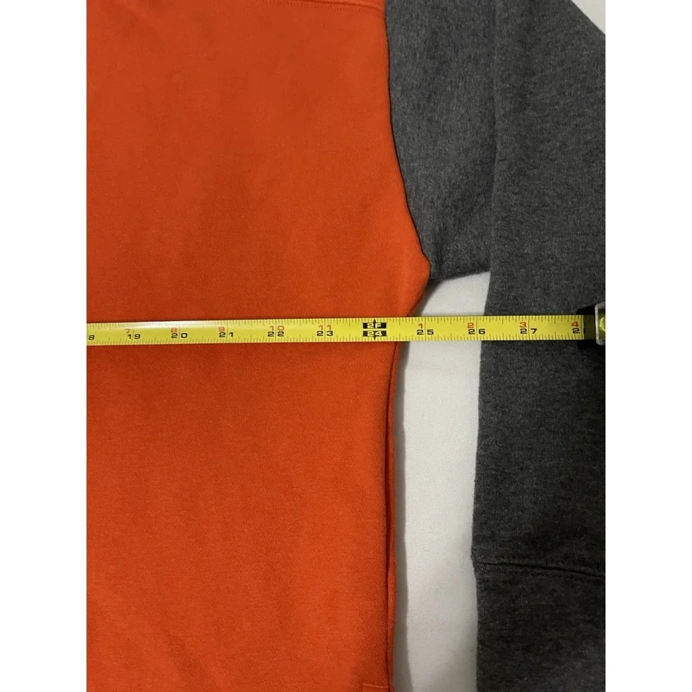 Nike Sideline Crew Neck Sweatshirt Women's XL Orange‎ Grey DH3780 Boxy Fit